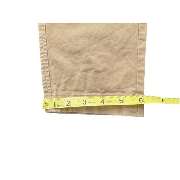 Abercrombie & Fitch Pants Men 28 X 30 Tan Khaki Skinny Taper Stretch Preppy corp - Picture 5 of 11